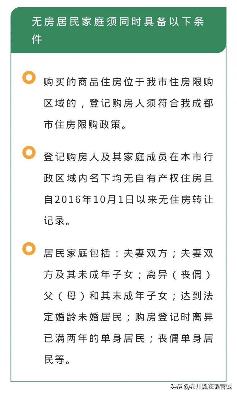 成都限购政策你们了解吗？不了解？来看看呀