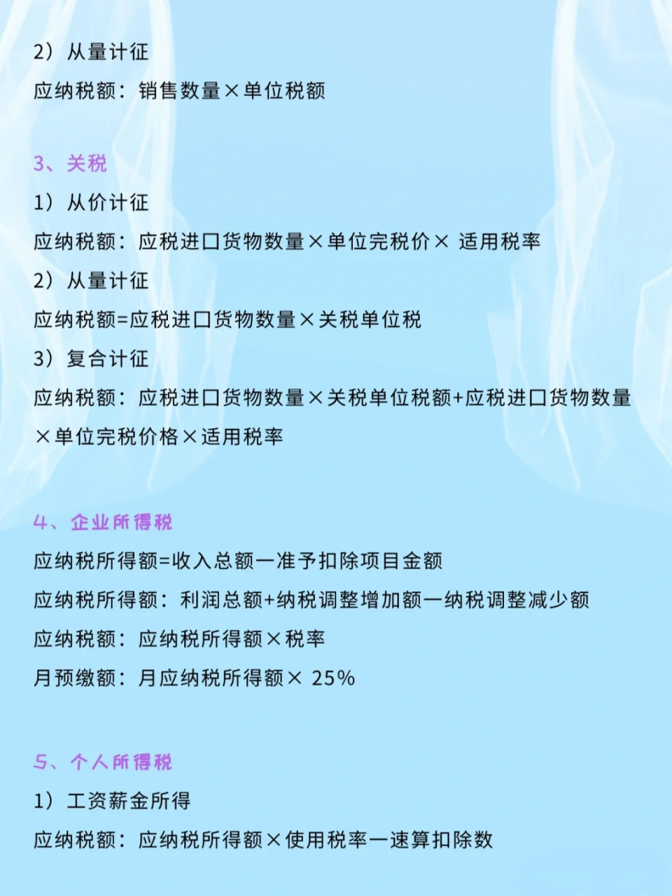 应纳税额不会核算？6大应纳税额计算公式，会计人必备！太实用