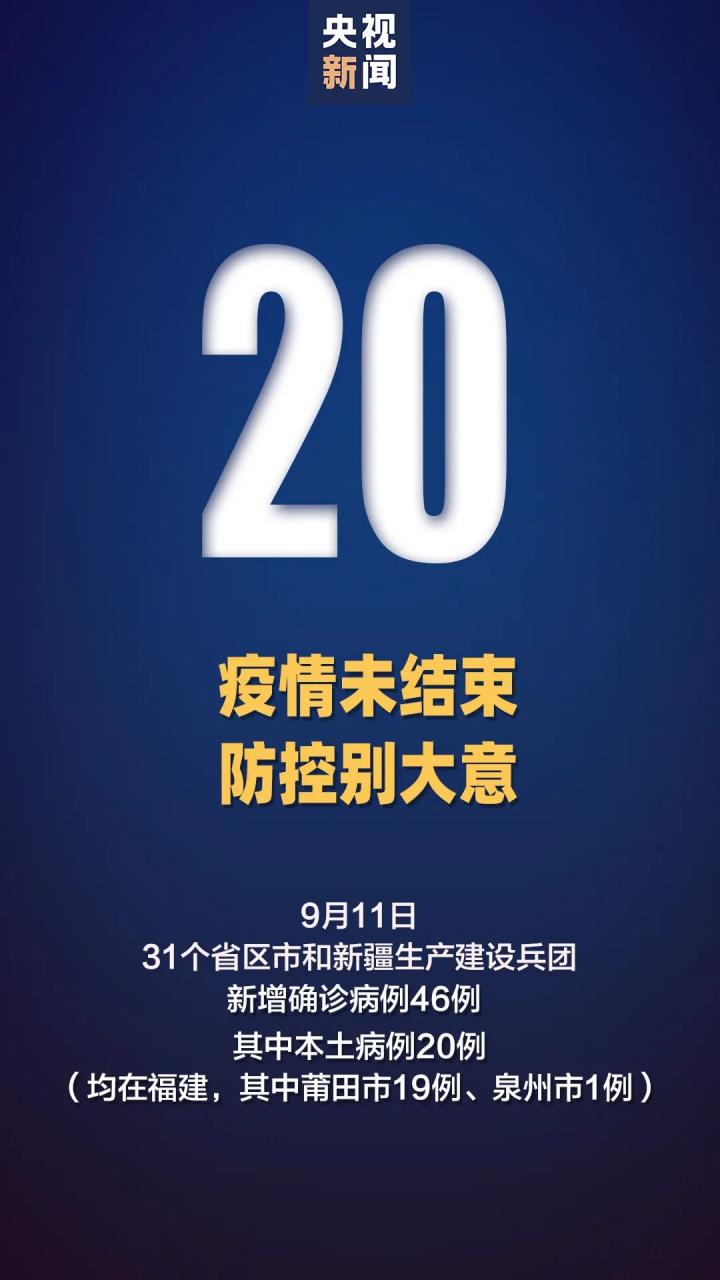 福建新增“20+18”，在莆田人员非必要不离市