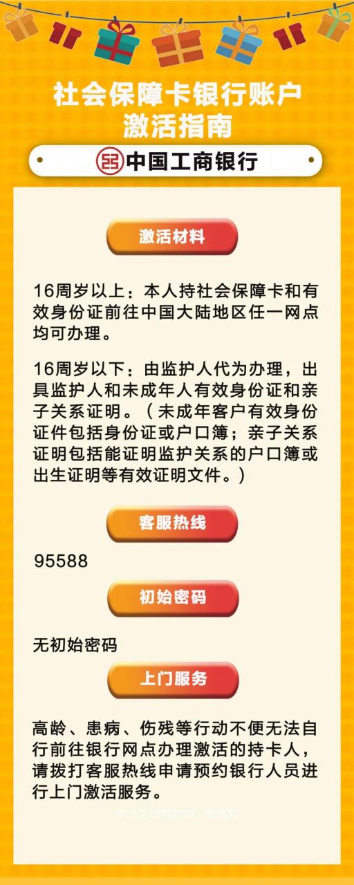 9张图教你激活社会保障卡银行账户！